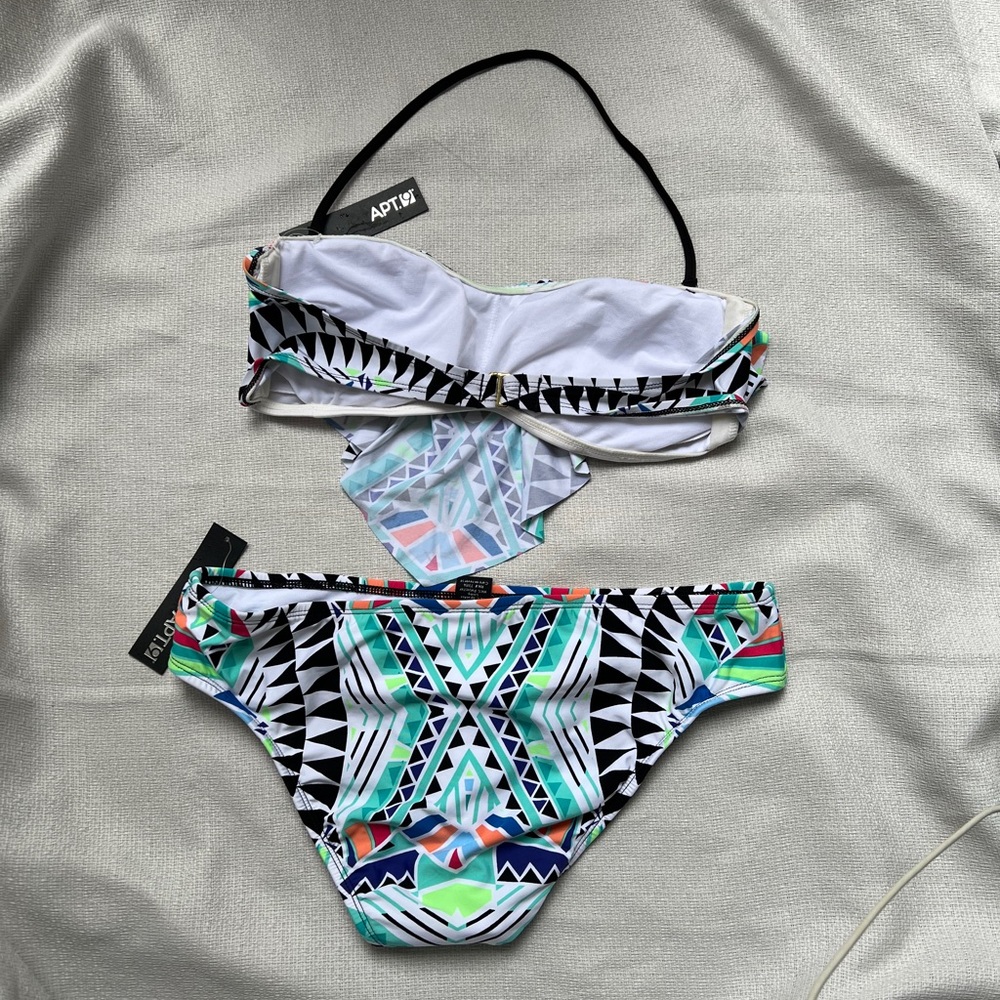 Geometric Multicolor Bikini Set - image 3